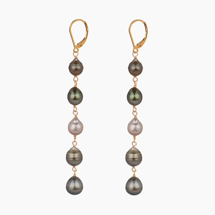 Elima Tahitian Pearl Earring