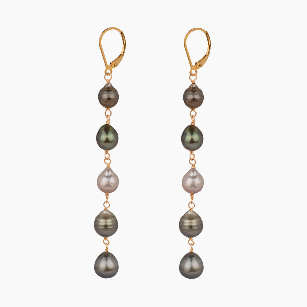 Elima Tahitian Pearl Earring