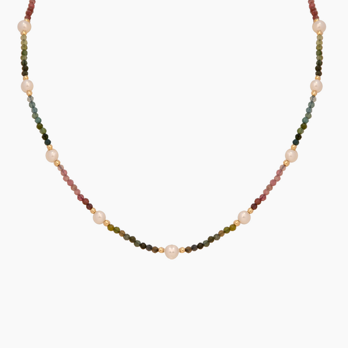 Tourmaline Pearl Choker