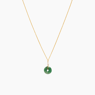 Willow Jade White Keshi Pearl Necklace
