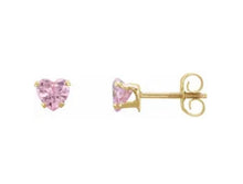 Load image into Gallery viewer, Baby Heart Stud Earring 14kt Gold