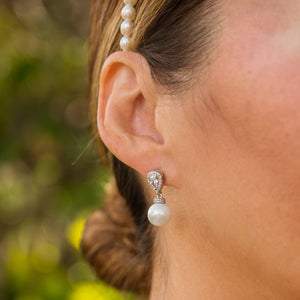 Classic Wedding Drop Pearl Earring