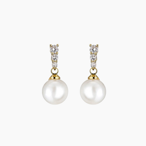 Nicole Drop Pearl Earring