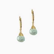Load image into Gallery viewer, Aquamarine Drop Earrings