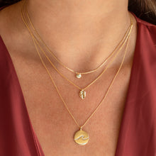 Load image into Gallery viewer, Tiny Monstera Necklace