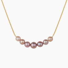 Load image into Gallery viewer, Ombré Pink Cali Pearl Necklace