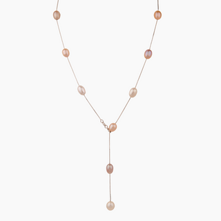 Ingrid Y Pink Multicolor Pearl Necklace