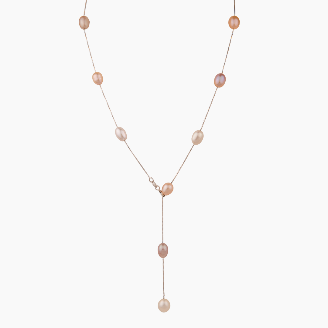 MASU(エムエーエスユー)のRAINDROP NECKLACE PINKの通販