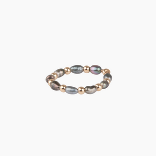Ratio Peacock Keshi Pearl Ring
