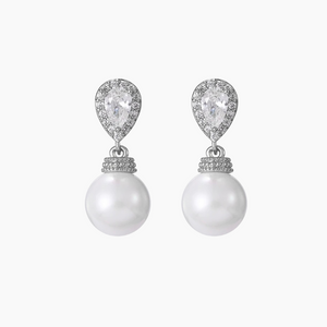 Classic Wedding Drop Pearl Earring