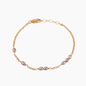 Metric Pink Keshi Pearl Bracelet