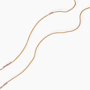 Golden Ratio Pink Keshi Pearl Necklace