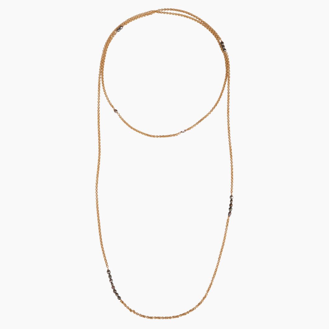 Golden Ratio Keshi Pearl Necklace