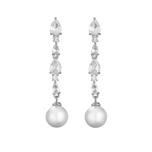 Load image into Gallery viewer, Tia Pearl Bridal Earring