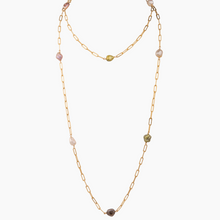 Load image into Gallery viewer, Michelle Rainbow Keshi Pearl Necklace