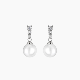 Nicole Drop Pearl Earring