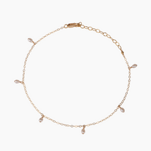 Load image into Gallery viewer, White Keshi Pearl Anklet