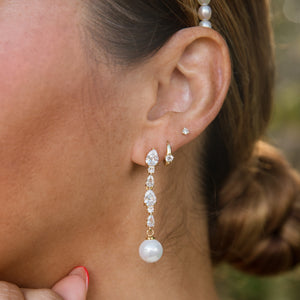 Tia Pearl Bridal Earring