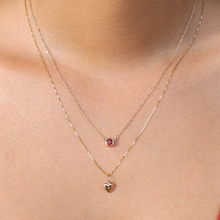 Load image into Gallery viewer, Ruby Solitaire Necklace