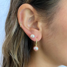 Load image into Gallery viewer, Leilani Pink Pearl Drop Earring