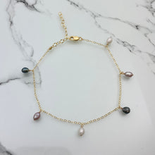 Load image into Gallery viewer, Wailea Keshi Pearl Anklet