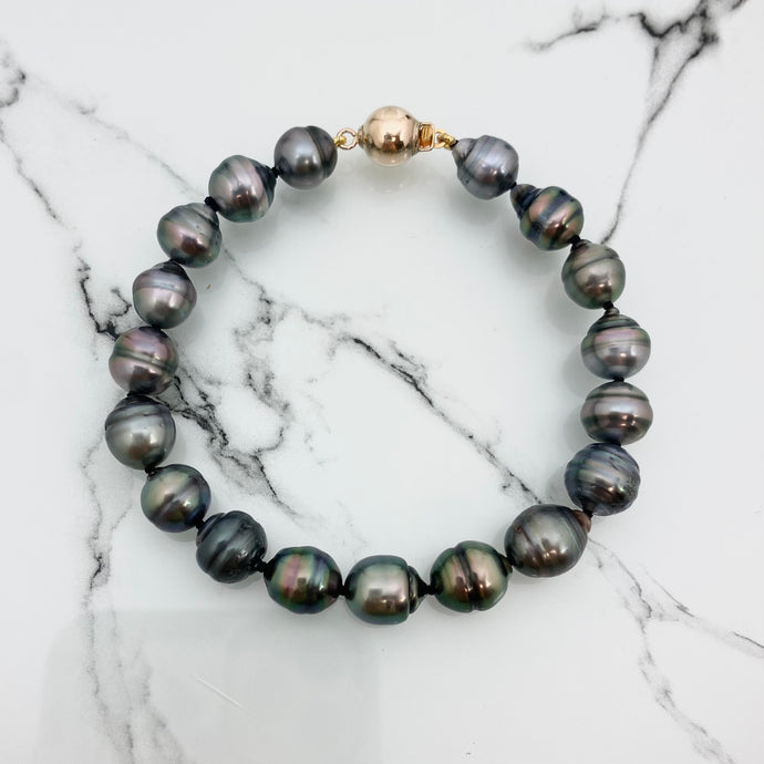 Tahitian Knotted Pearl Bracelet