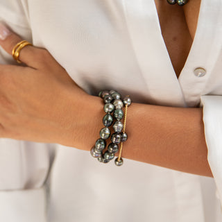 Tahitian Coil Pearl Bracelet