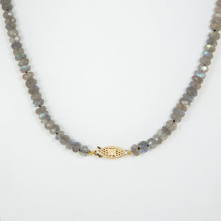 Mana Labradorite Tahitian Pearl Necklace