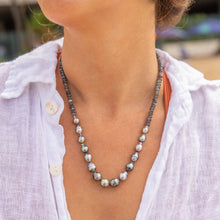 Load image into Gallery viewer, Mana Nui Labradorite Pastel Tahitian Pearl Necklace
