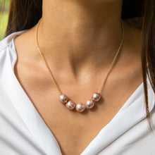 Load image into Gallery viewer, Jenny Pink Pearl Floating Necklace