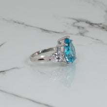 Load image into Gallery viewer, Blue Goddess Ring