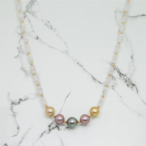 Serenity Moonstone Wrap Bracelet/Necklace